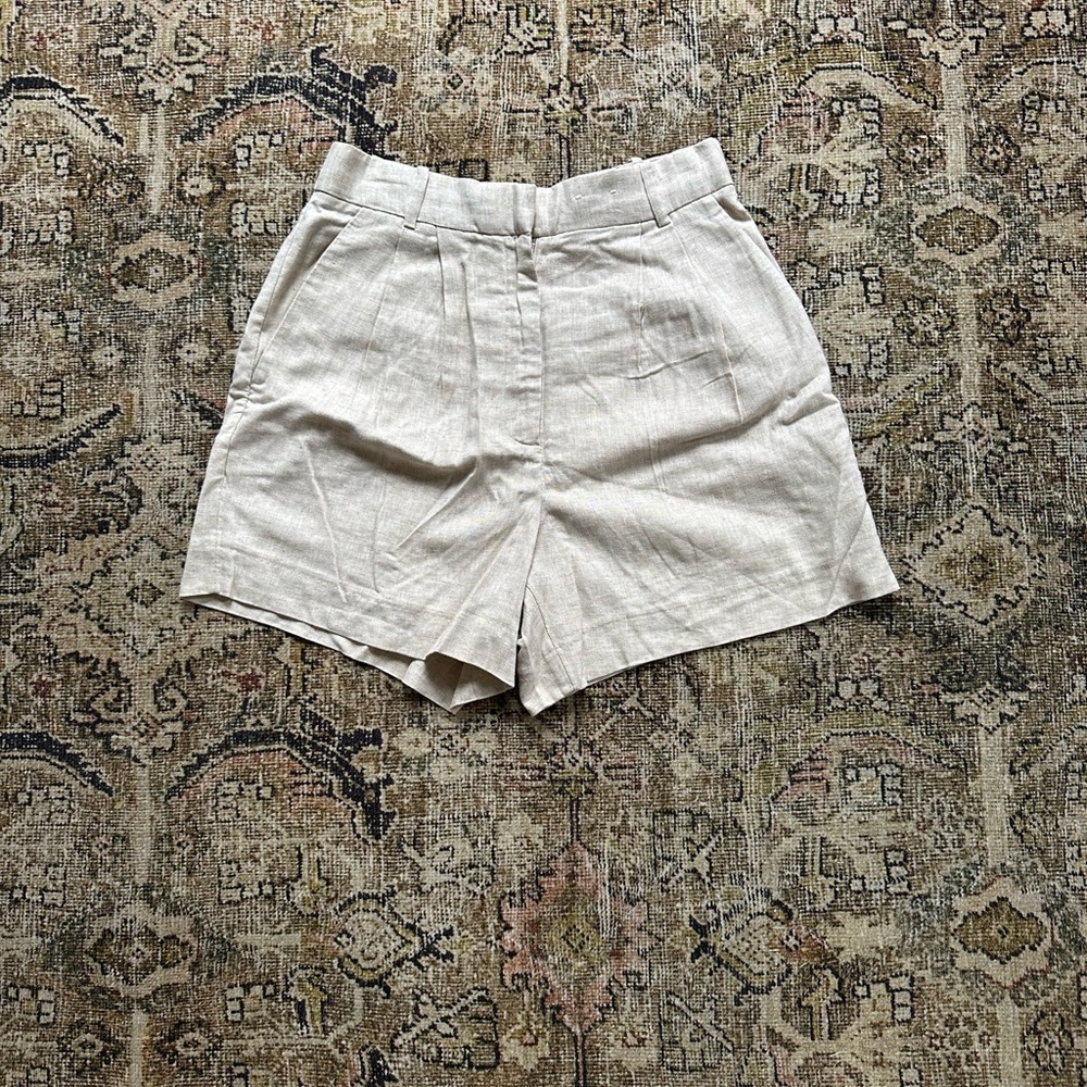 Abercrombie & Fitch Women's Linen Blend Trouser Short